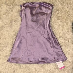 Beginning Boutique Strapless Mini Dress
